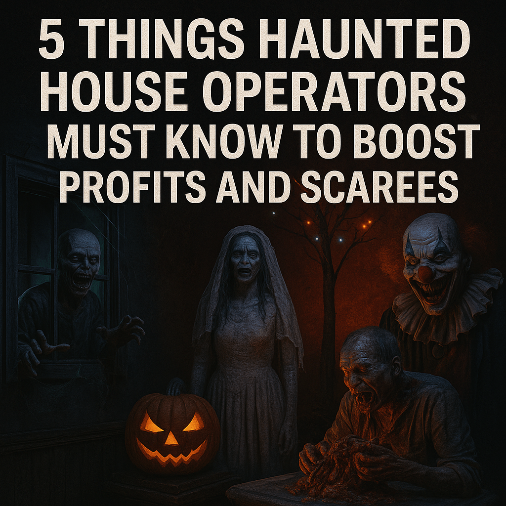 5 Things Haunted House Operators Must Know to Boost Profits and Scares