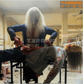 Zombie animatronic eating human intestines horror prop for haunted house