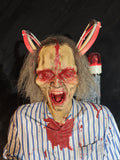 Electric Chair Zombie Animatronic with Screaming & Motion-G037