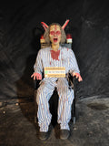 Electric Chair Zombie Animatronic with Screaming & Motion-G037