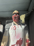 Butcher Animatronic with Bloody Apron – Haunted House Meat Room Prop-G89