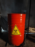 Double-Face Trash Can Ghost Creative Scary Prank Prop-G178