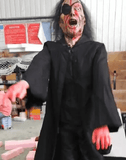 One-Eyed Zombie Animatronic | Screaming Haunted House Prop