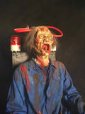 Electric Chair Zombie Animatronic with Screaming & Motion-G037