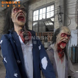 Escape Room Facility Horror Standing Zombie for Haunted House