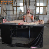 Factory Direct Sale Halloween Animatronic Haunted House Equipment Ghost Props a Zombie Break Out of the Dead Body Model