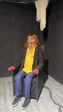 Handmade Flexible Silicone Roaring Ghost Figure for Terrifying Halloween Escape Rooms
