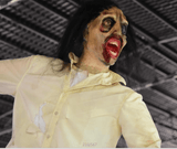 Haunted House Props Fence Zombie Horror Life Size Ghost for Escape Room Halloween