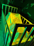 Jump-Sitting Zombie in Crib Animatronic with Screaming Effect-G015