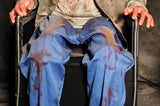 New Electric Chair Ghost Dynamic Horror Prop For Prison Theme-G182
