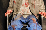 New Electric Chair Ghost Dynamic Horror Prop For Prison Theme-G182