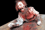 Crawling Zombie Animatronic – Bloody Ground Monster for Haunted House Scare Zones