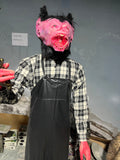 Pig Butcher Animatronic | Killer Mask Haunted House Prop-G067