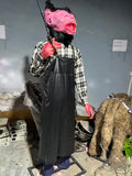 Pig Butcher Animatronic | Killer Mask Haunted House Prop-G067