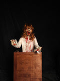 Pop-Up Bin Ghost Animatronic with Screaming & Auto-Retraction-G030