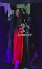 ghost animatronic removing her face while screaming, horror Halloween prop