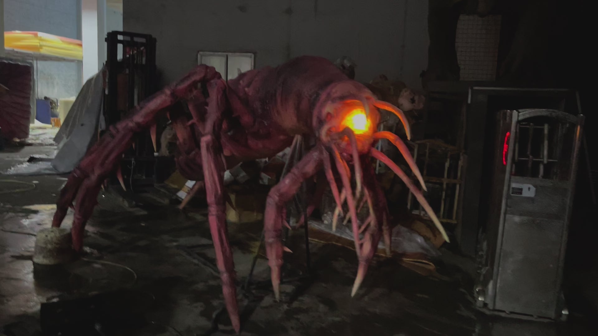 alien tentacle animatronic crawling monster haunted house prop