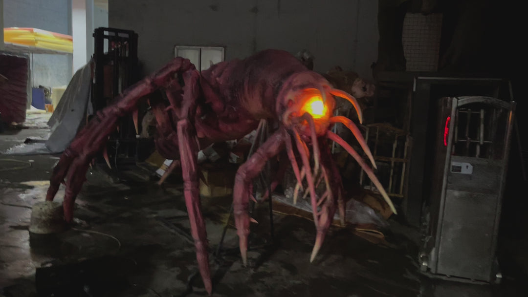 alien tentacle animatronic crawling monster haunted house prop