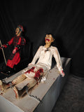 Psychiatric Patient Animatronic with Twisting Motion for Haunted House & Asylum Theme-G008