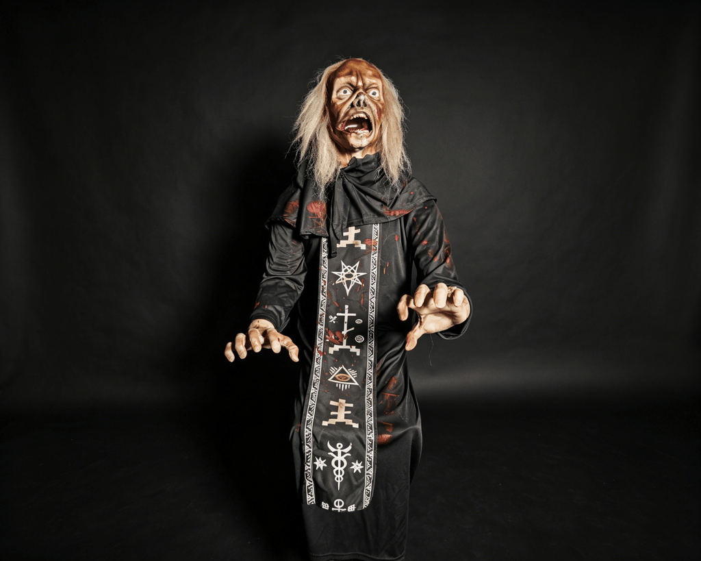 Realistic Wheelchair Zombie | Horror Decoration for Escape Rooms & Haunted Houses-G200