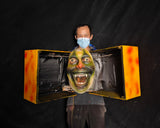 Scare Box Ghost Prop – Portable Haunted House Jump Scare with Screaming Head-G121