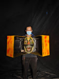 Scare Box Ghost Prop – Portable Haunted House Jump Scare with Screaming Head-G121