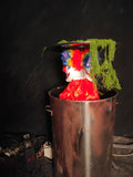Scary Clown Trash Can Horror Prank Prop For Haunted House-G179