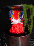Scary Clown Trash Can Horror Prank Prop For Haunted House-G179