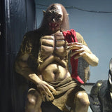 Tailor-Made Movable Ghost Figure with Light-Up Eyes by Manufacturer for Halloween Decorations DINOSKY