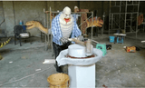 Top Horror Effects Haunted House Props Horror Ghost Sitting Halloween Electric Chair Terror Props Supply