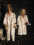 Two Mental Patients Figure | Horror Prop for Asylum & Hospital Escape Rooms-G203