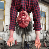 Upside Down High-speed Motor Driven Ghost Model with Roaring Feature for Halloween Events DINOSKY