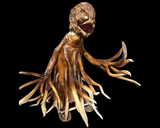 White Alien Squid Animatronic – Creepy Tentacle Monster-G111