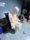 White Robe Skeleton Animatronic – Hooded Horror Prop