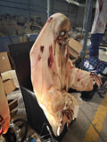 White Robe Skeleton Animatronic – Hooded Horror Prop-G088