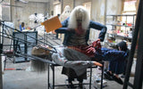 Zombie Animatronic Eating Human Intestines – Life-Size Gore Prop-G048