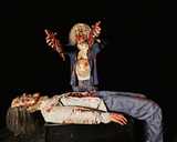 Zombie Animatronic Eating Human Intestines – Life-Size Gore Prop-G048