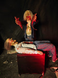 Zombie Animatronic Eating Human Intestines – Life-Size Gore Prop-G048