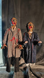 Zombie Couple Animatronic Set with Dual Screaming and Motion Effects-G014